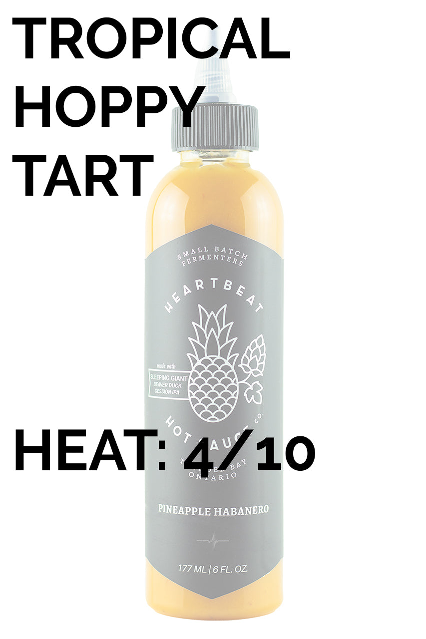 Pineapple Habanero Hot Sauce | Heartbeat Hot Sauce U3