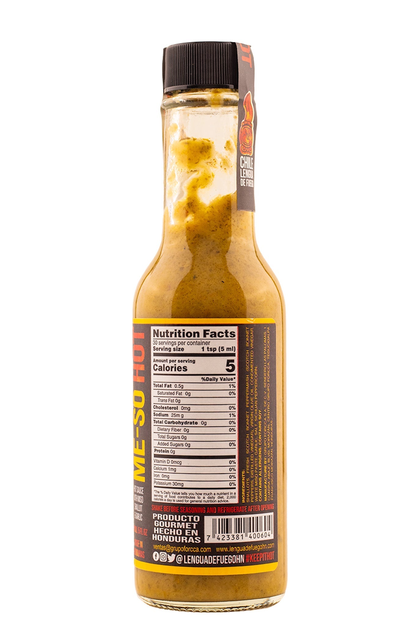 Me-So Hot Miso Shallot | Chile Lengua de Fuego Q8