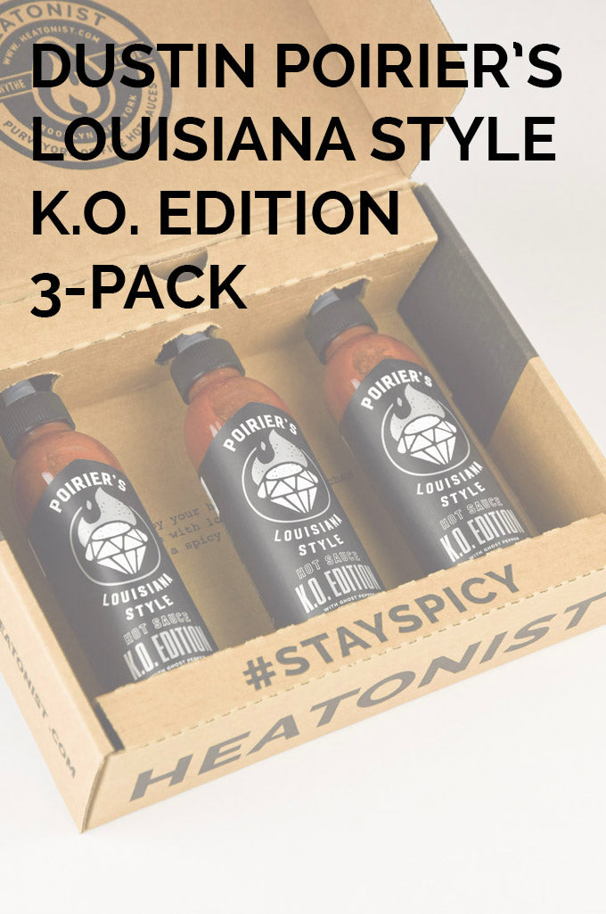 Dustin Poirier Hot Sauce - KO Edition 3 Pack B2