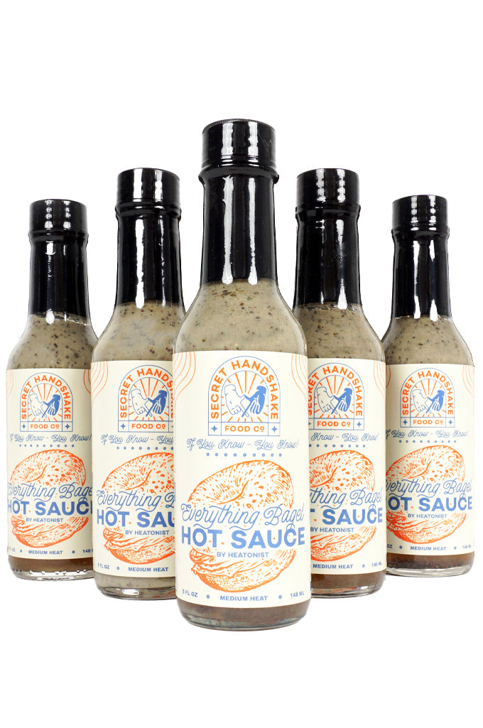 Secret Handshake Food Co Everything Bagel Hot Sauce 2-Pack W3