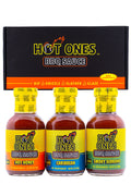 Hot Ones BBQ Trio Pack (Hot Honey / Caribbean / Smoked Serrano) U4