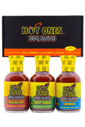 Hot Ones BBQ Trio Pack (Original / Smoked Serrano / Caribbean) N0