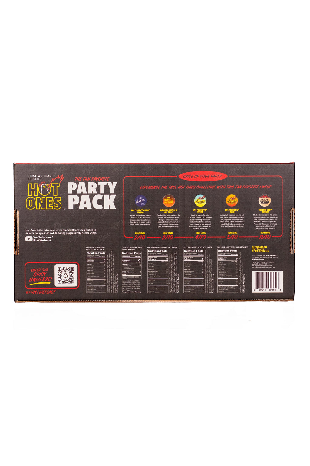 Fan Favorite Party Pack | Hot Ones Hot Sauce N7
