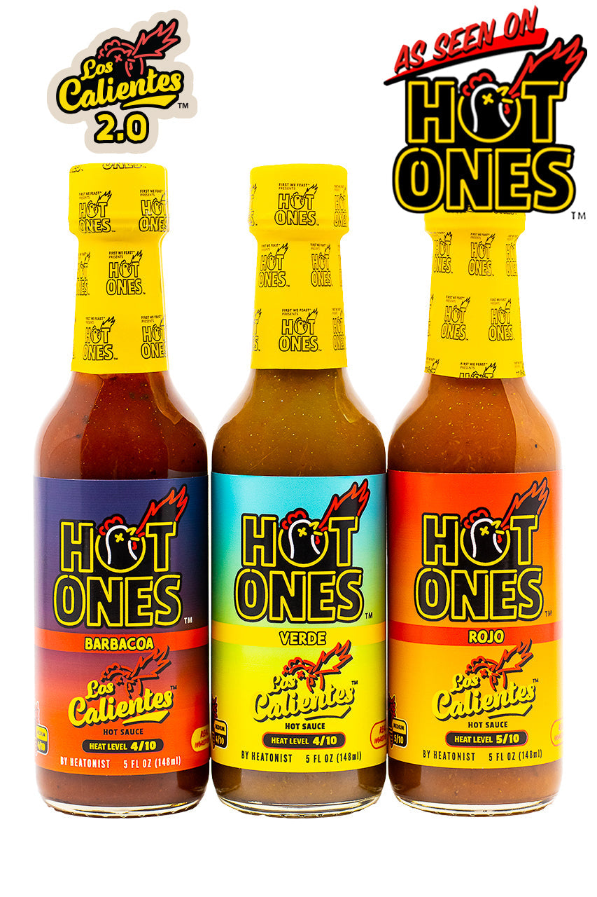 Los Calientes Trio Pack | Hot Ones Hot Sauce L2