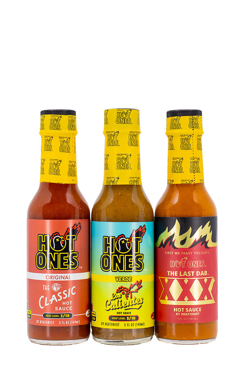 Hot Ones Trio Pack - Original | Hot Ones Hot Sauce A0
