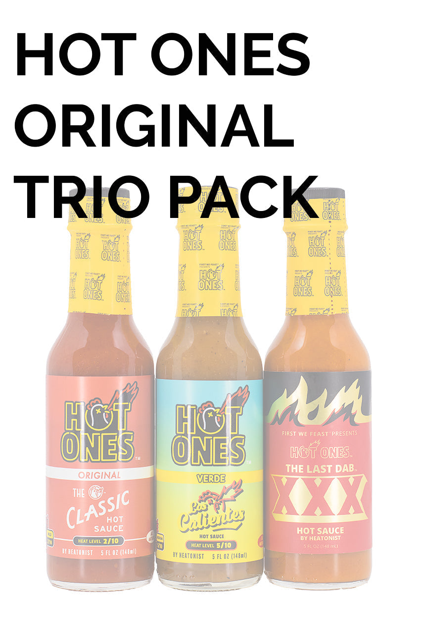 Hot Ones Trio Pack - Original | Hot Ones Hot Sauce A0