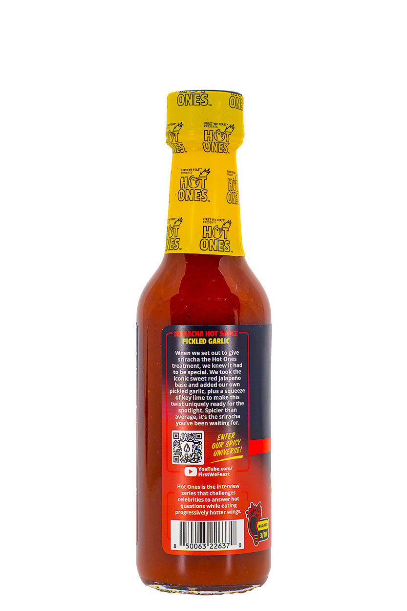 Pickled Garlic Sriracha | Hot Ones Hot Sauce K4