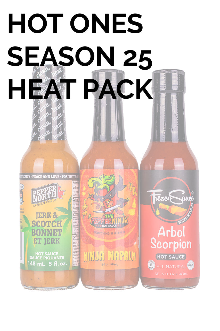 Hot Ones Hot Sauce Heat Pack - Season 25 A6