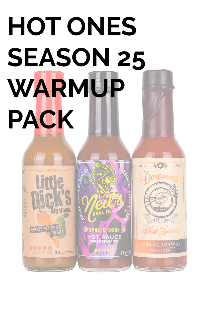 Hot Ones Hot Sauce Warmup Pack - Season 25 A1