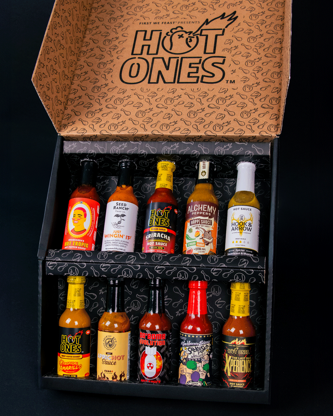 Hot Ones Hot Sauce 10 Pack - Season 27 M7