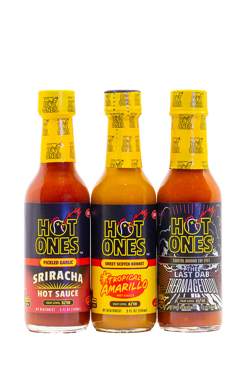 Hot Ones Hot Sauce Trio Pack - Season 28 U2
