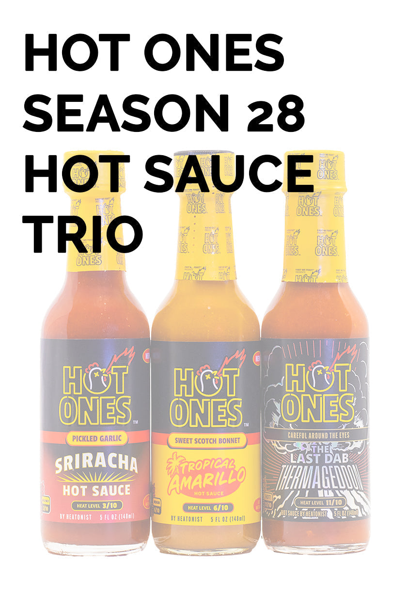 Hot Ones Hot Sauce Trio Pack - Season 28 U2