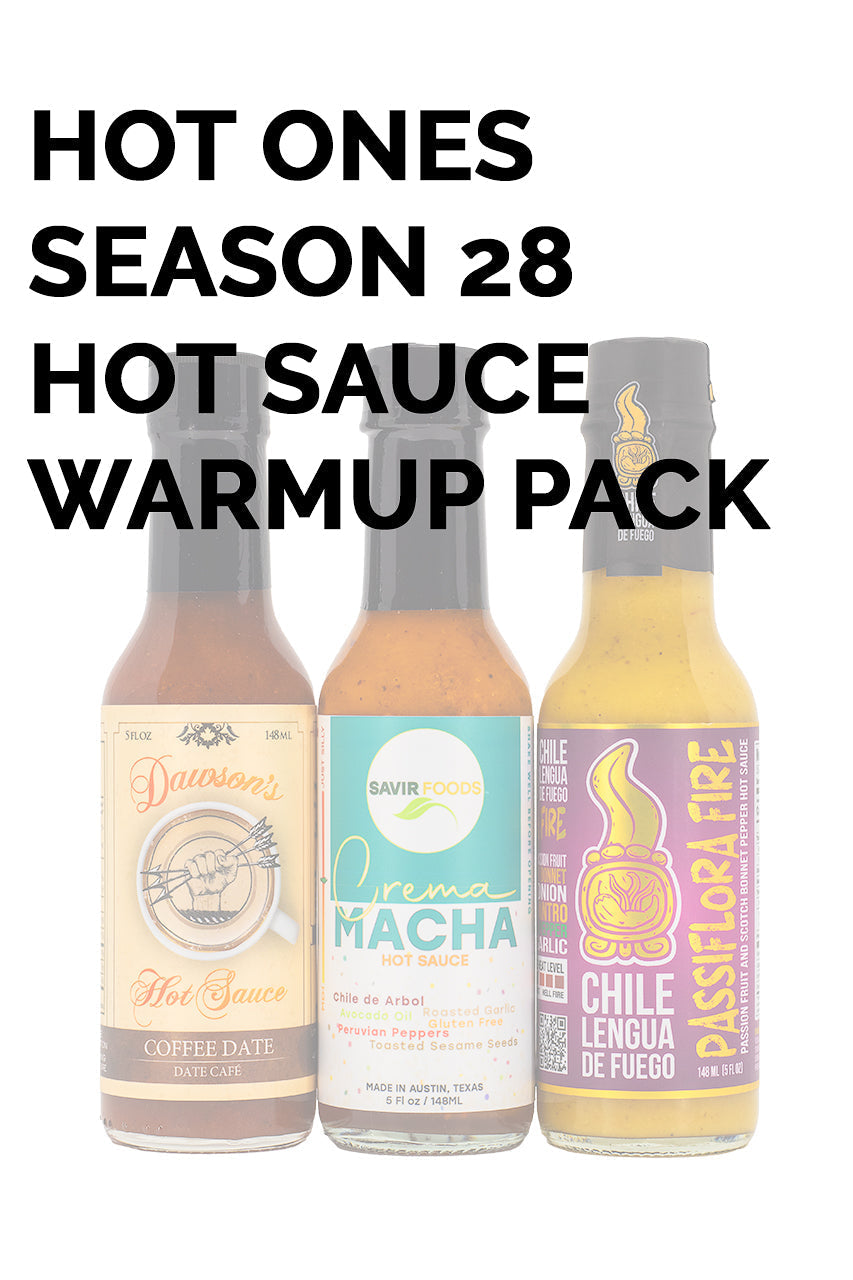 Hot Ones Hot Sauce Warm Up Pack - Season 28 R5