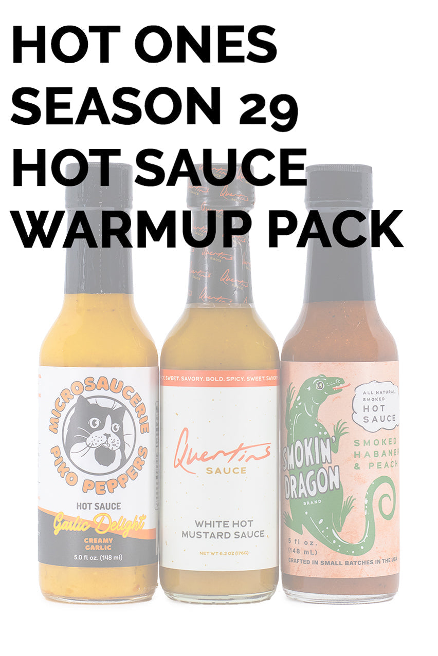 Hot Ones Hot Sauce Warm Up Pack - Season 29 H8