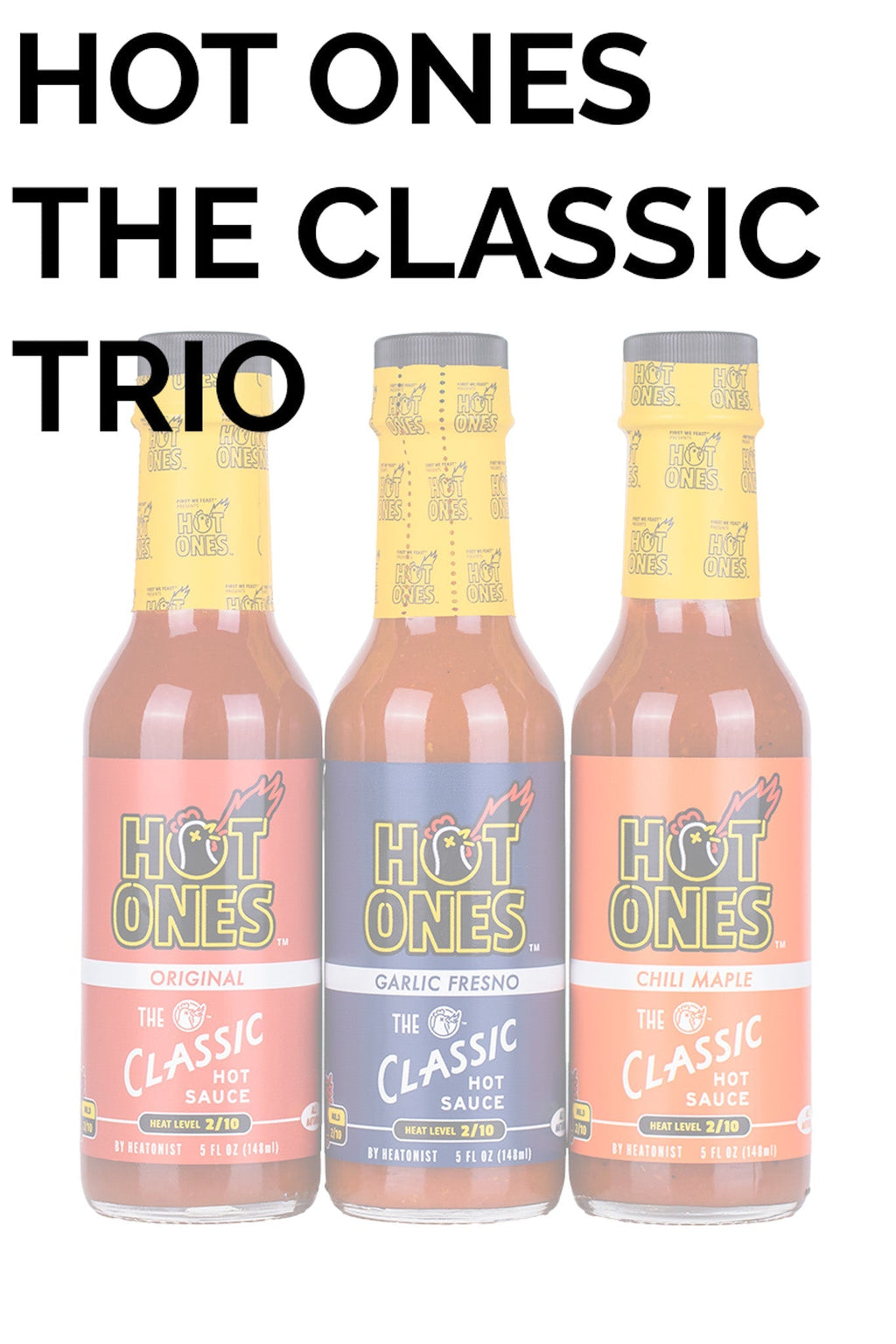Hot Ones The Classic Trio | Hot Ones Hot Sauce A0