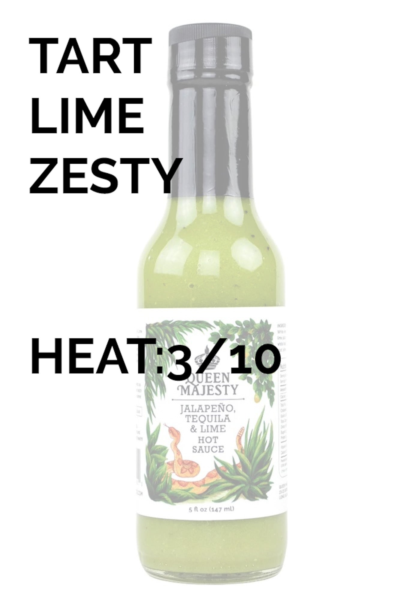 Jalapeno Tequila Lime Hot Sauce | Queen Majesty D2