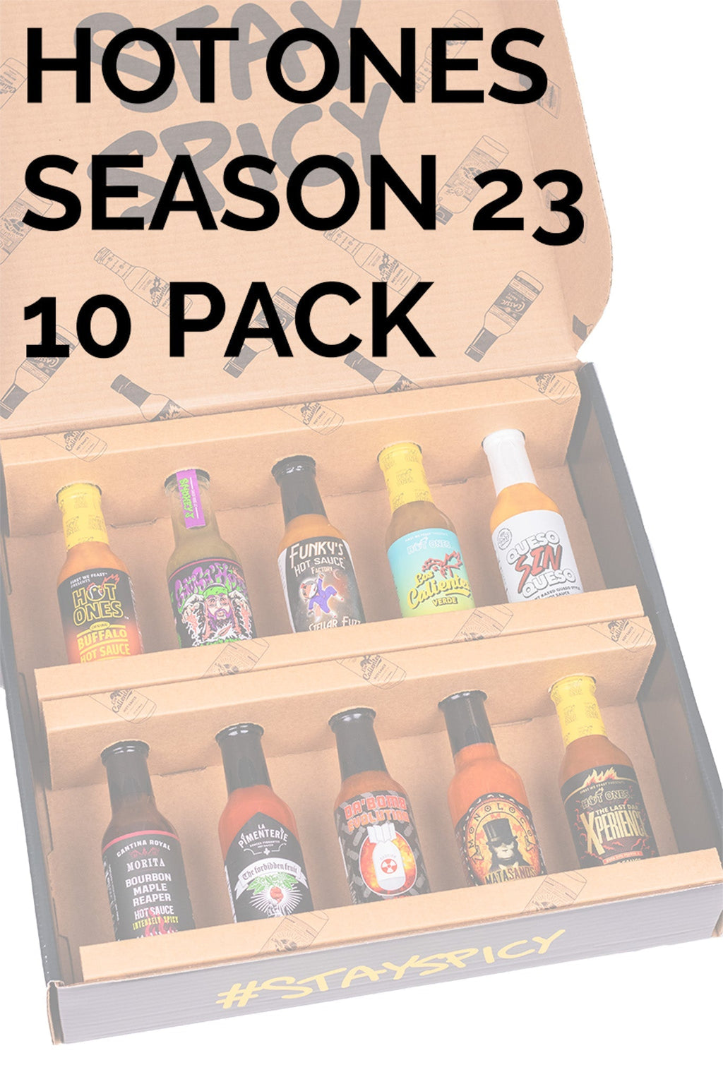 Hot Ones Hot Sauce 10 Pack - Season 23 S6