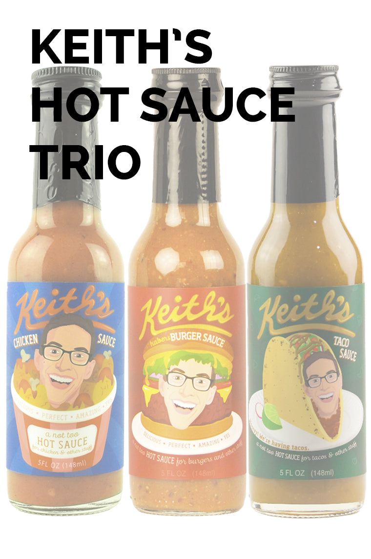 Keith's Hot Sauce Trio Pack N4