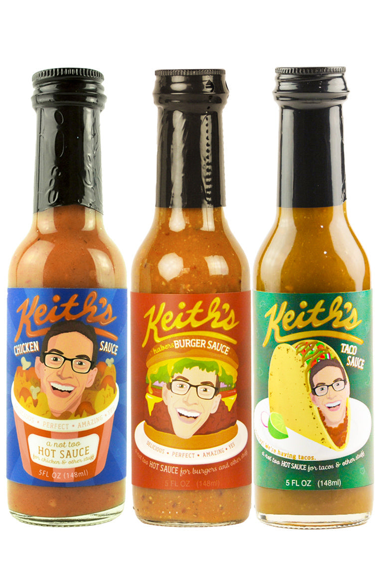 Keith's Hot Sauce Trio Pack N4