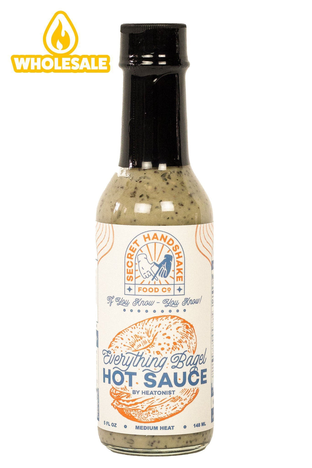 Everything Bagel Hot Sauce | Secret Handshake Food Co-C H0