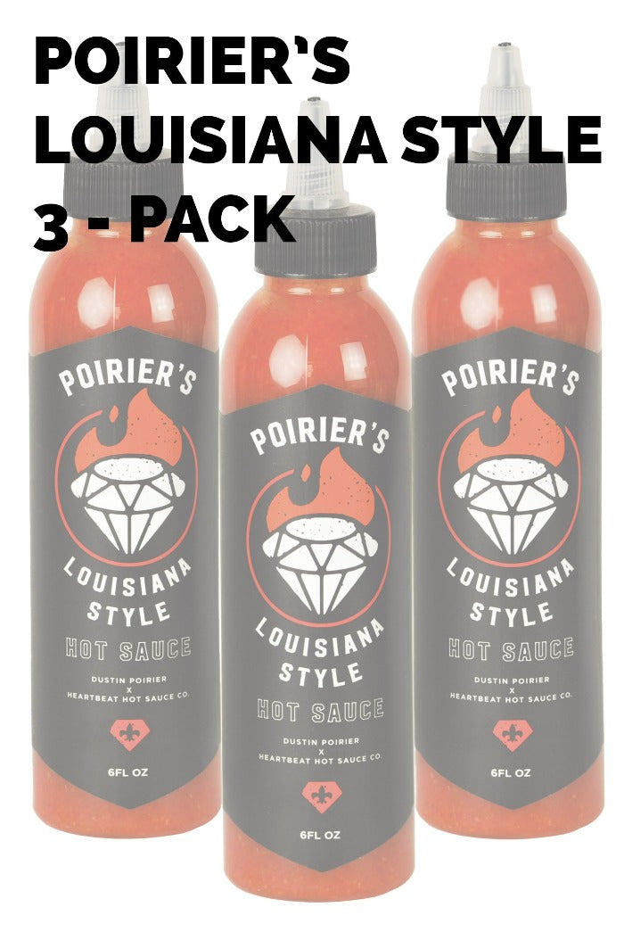 Dustin Poirier Hot Sauce 3 Pack | HEATONIST M0